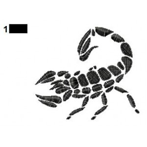 Scorpion Tattoo Embroidery Design 29